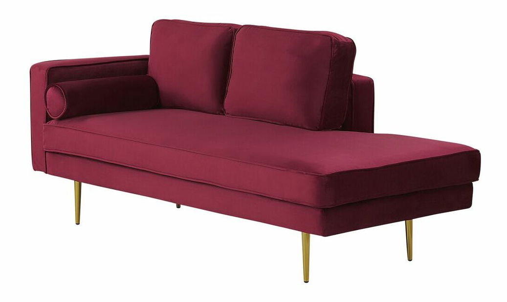 Pihenő fotel MARBURG (szövet) (piros) (B)