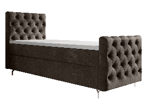 Jednostruki krevet 90 cm Clinton Bonell (smeđa) (s podnicom, bez prostora za odlaganje)