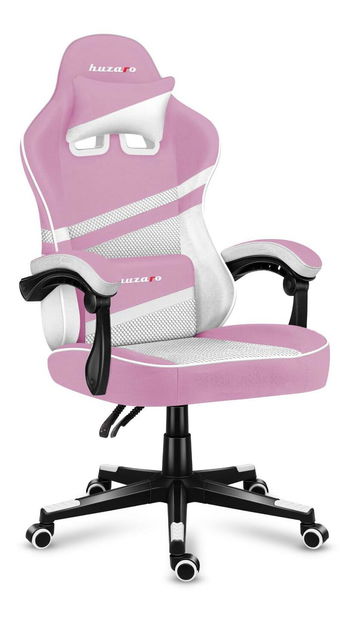 Gaming stolica Fusion 4.4 (bijela + ružičasta)