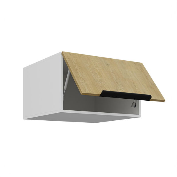 Dulap superior de bucătărie Carminia 60 NAGU-36 1F (stejar cremona + alb)