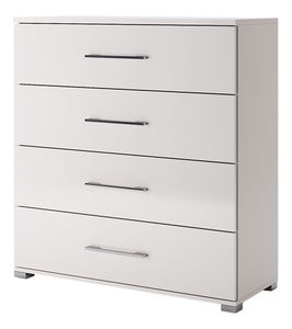 Komoda Babylon B1 (biela + biela vysoký lesk)