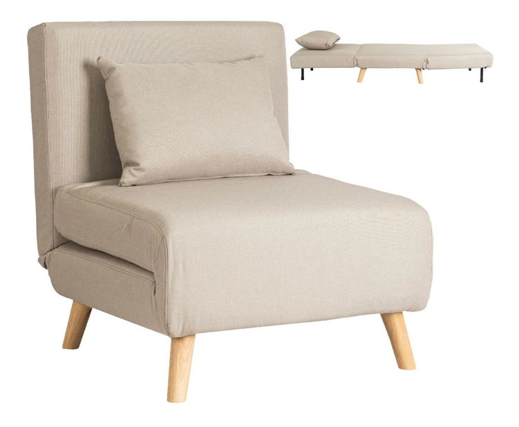 Fotelja na razvlačenje Motecacleta 1 (bež) 