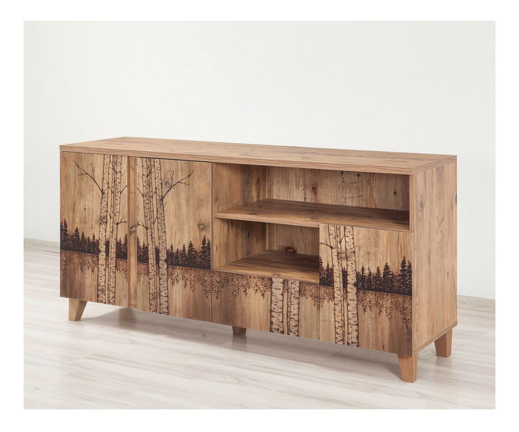 Masă TV/Dulap Merina 754 (Pin atlantic)