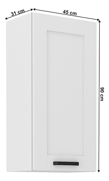 Felsőszekrény Lesana 1 (fehér) 45 G-90 1F 