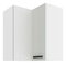 Felső sarok konyhaszekrény Lucid 60x60 GN-72 2F (90°) (korpus: fehér + front: mdf fehér)