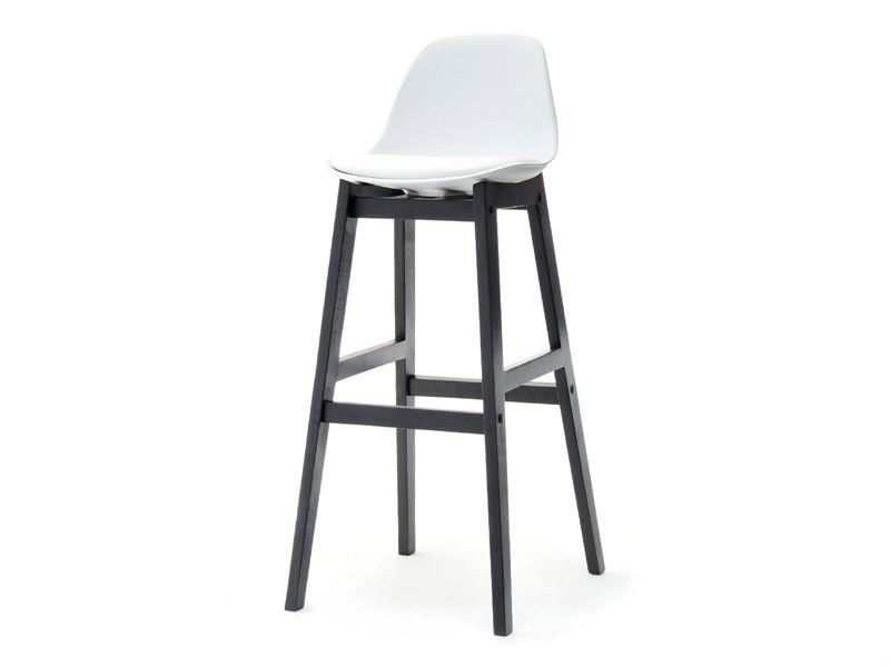 Stolička Evan (biela + čierna)
