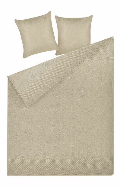 Set cuvertură de pat și perne 160 x 220 cm Samarie (gri) 