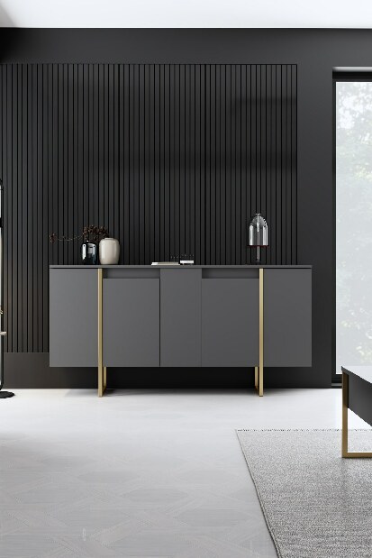 Mobilier living Luna (Nuc + Auriu)