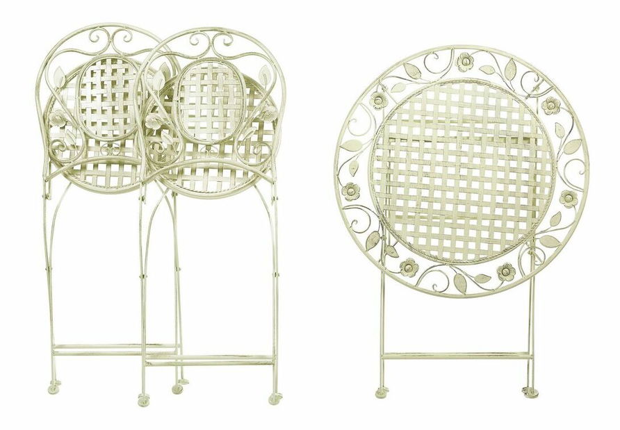 Záhradný set Basilia (svetlozelená) (pre 2 osoby)