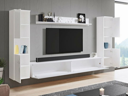 Mobilier living Nova XL (Stejar wotan) (fără iluminat)