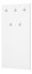 Vešiakový panel BRW Nepo Plus 43 (biela) 