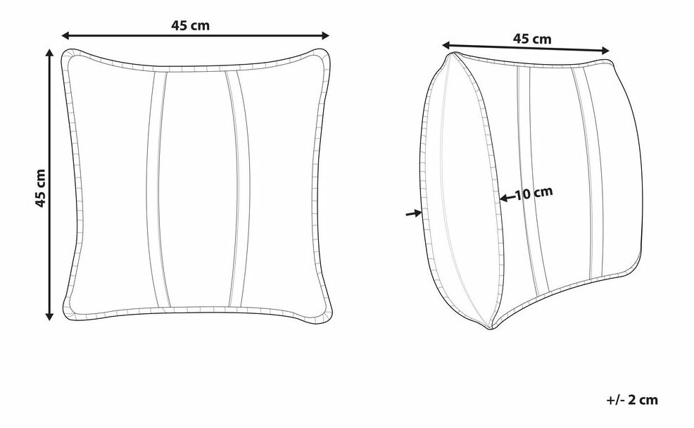 Pernă 45x45 cm KALLA