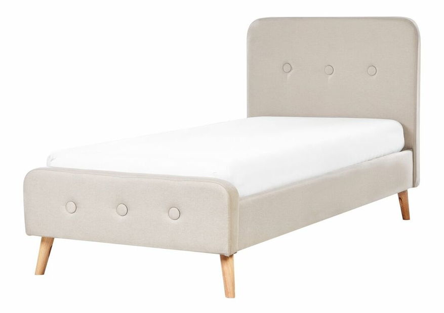 Dječji krevet 90 cm ROME (s podnicom) (bež)