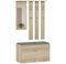 Set mobilier hol Varita (stejar sonoma) (cu oglindă)