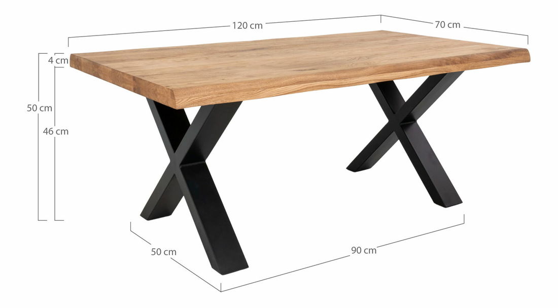 Konferenčný stolík Tvameria 1 (prírodná)