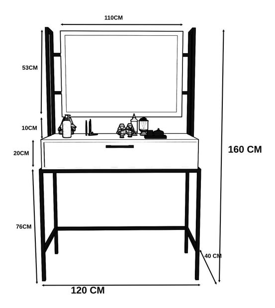 Măsuță consolă Asir Moderny 50