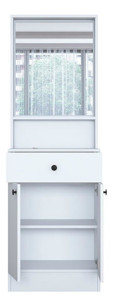 Mobilier hol Pixie 6 (alb) (cu oglindă)