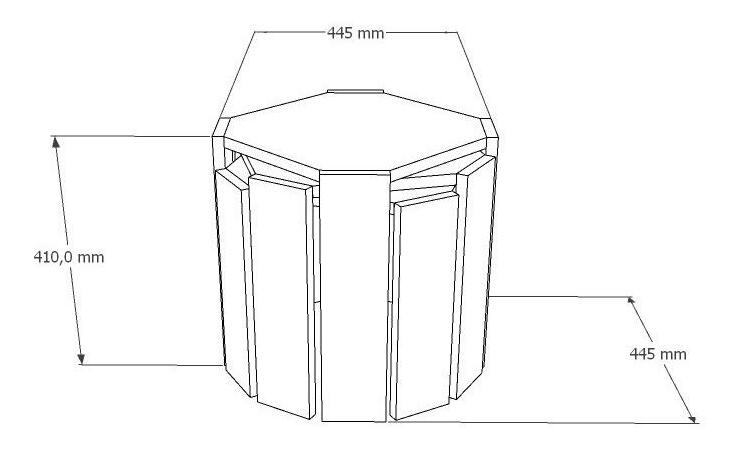 Set 3 măsuțe cafea Lorizolla (antracit + nuc)