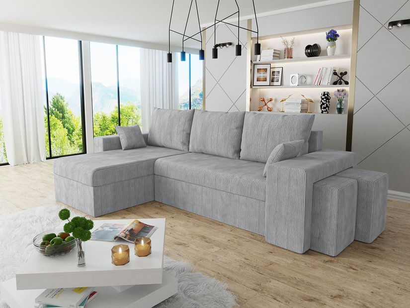 Colțar Terazuno S (Gri) (cu sp. depozitare)