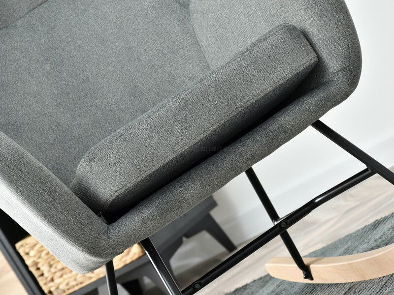 Fotelja Nesia (siva + bijela bukva)