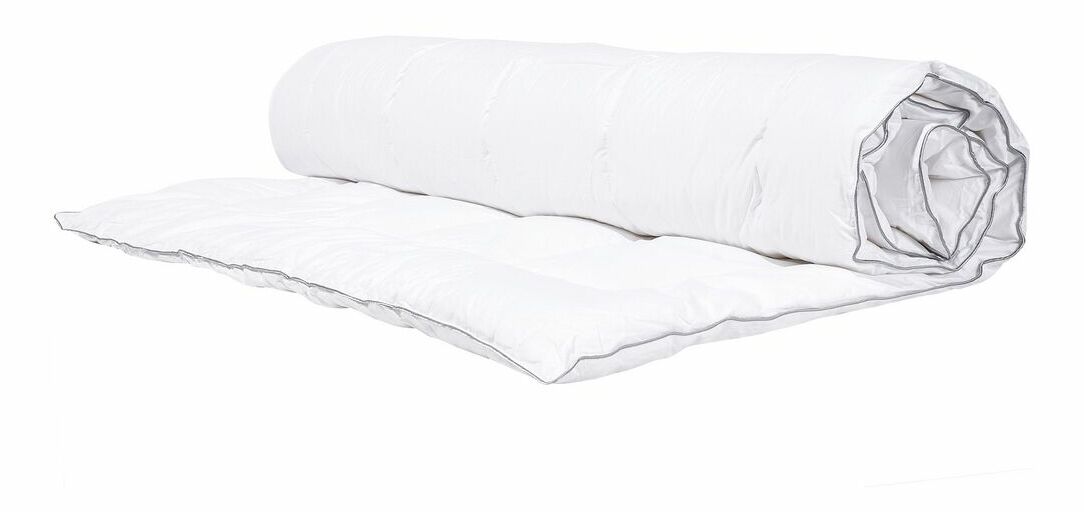 Prikrývka 135x200 cm RIJEKA (bavlna) (biela)