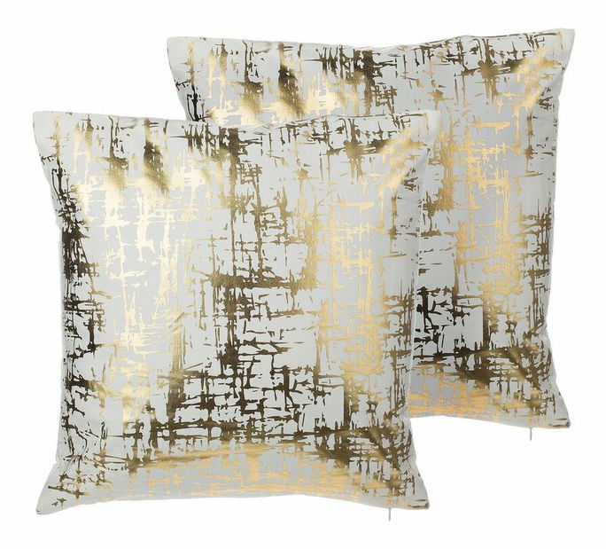 Set 2 ks. vankúšov 45 x 45 cm GARDEN (biela)