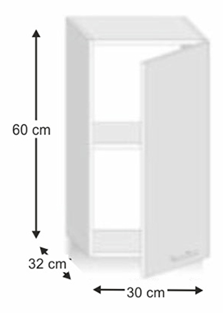 Dulap superior de bucătărie Lilouse G 30