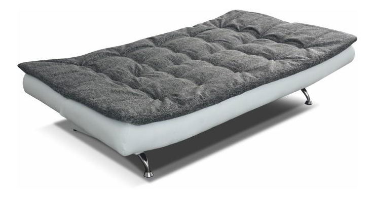 Canapea trei locuri Libet (Alb + turcoaz)