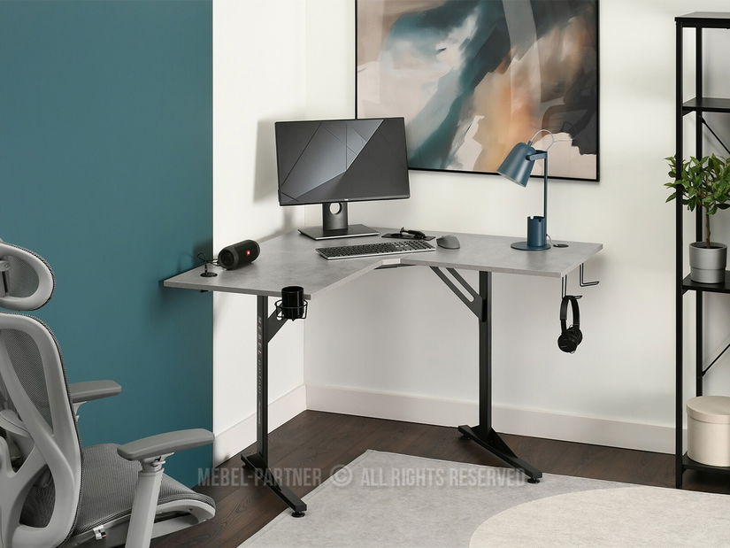 PC stolić Matts C (beton + crna)