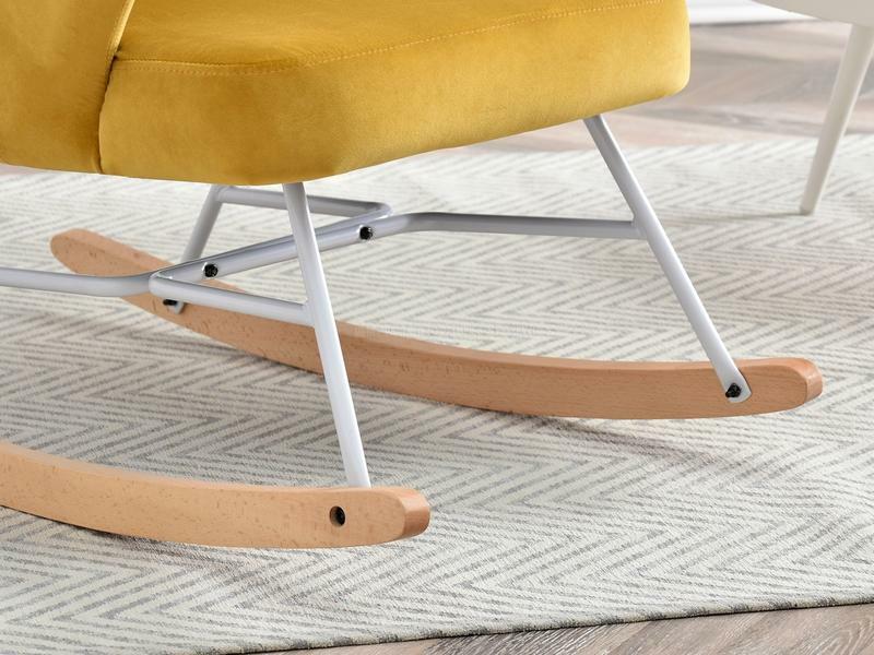 Fotel Florida (sárga + fekete bükk)