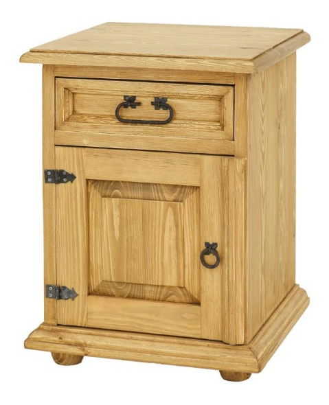 Nočný stolík Panteo (medovohnedá) (P)