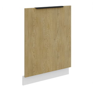 Vrata za ugradbenu perilicu posuđa Carminia ZM 713x596 (hrast cremona + bijela)