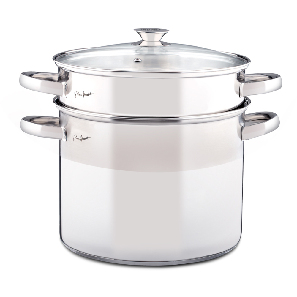 Oală cu capac Lamart Pasta 8l (inox)