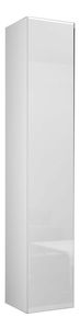 Dulap de perete înalt Zylia 180 (Alb + Alb lucios )