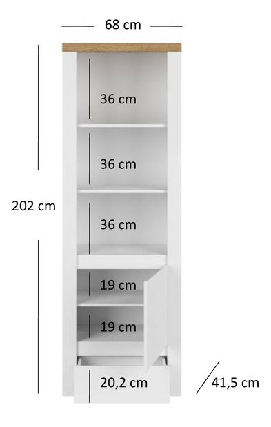 Raft Vina (alb lucios + Stejar wotan)