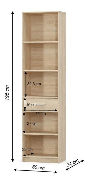 Polcos szekrény Thornham 1S *kiárusítás