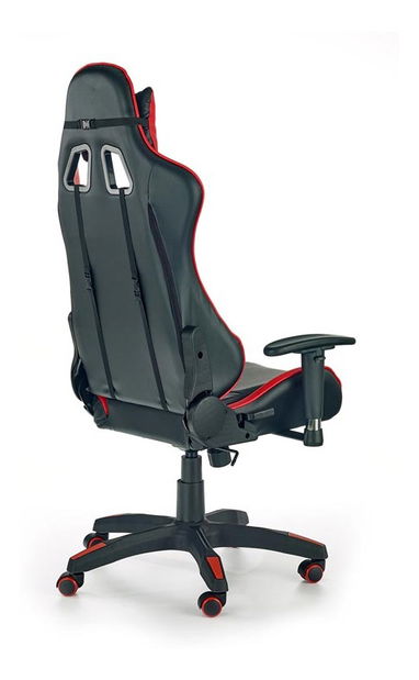 Irodai fotel Defender (fekete + piros)