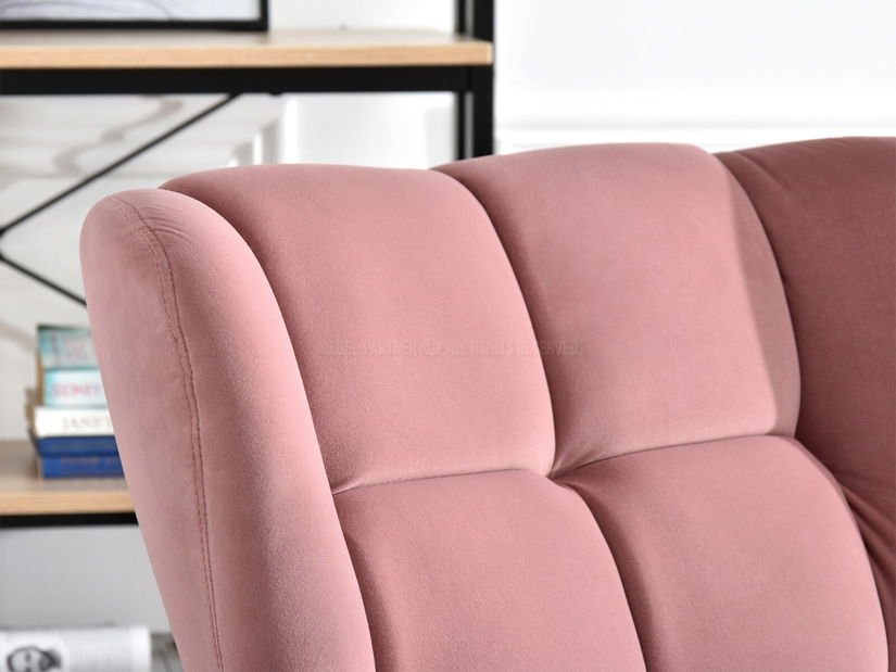 Fotoliu Kikino (roz + negru)