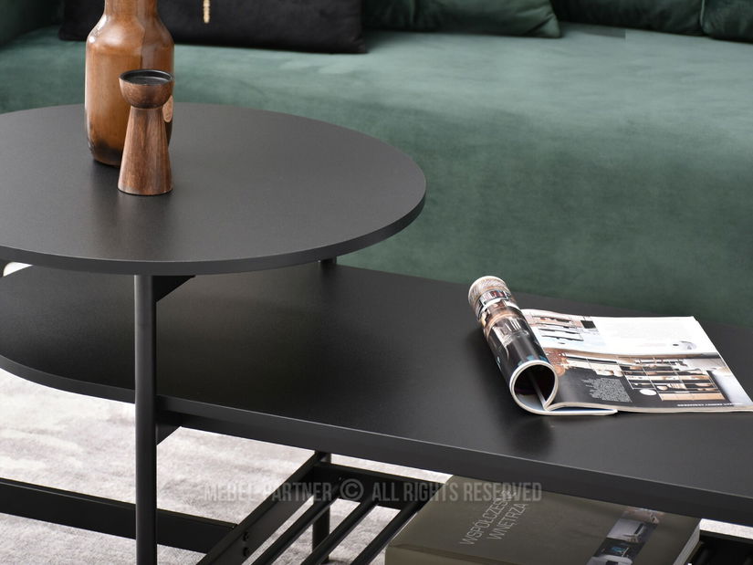 Măsuță de cafea Lorelail Xl (negru)