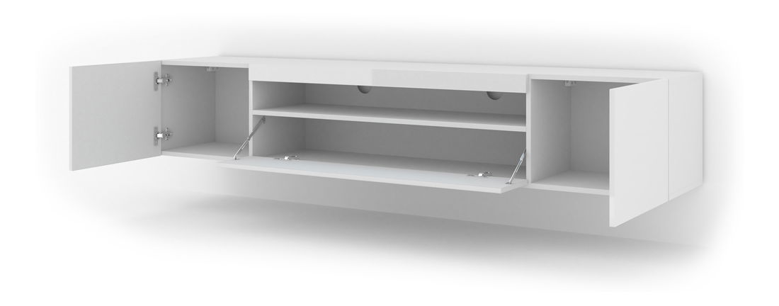 Masă TV/Dulap Aurinko 200 (lesklá alb)