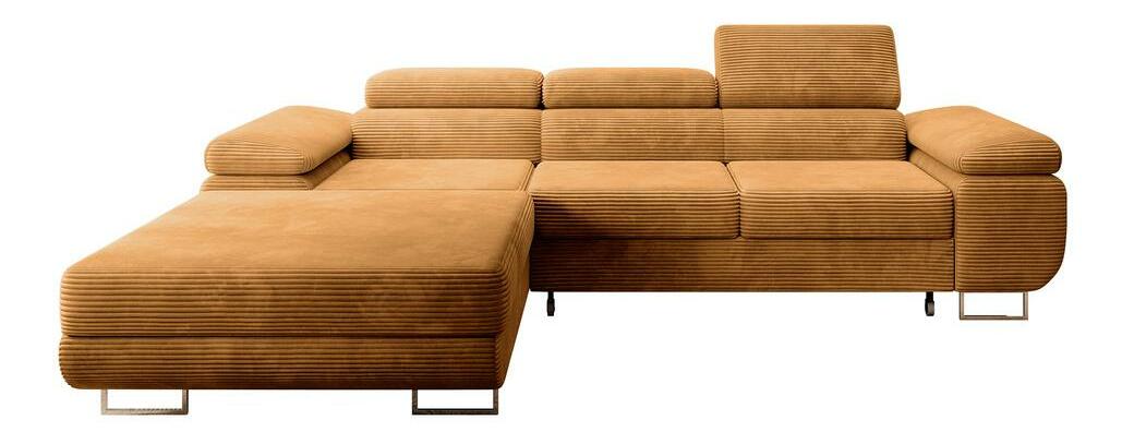 Kutna garnitura Grande (L) (boja senfa + krom)