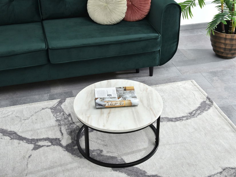 Dohányzóasztal Kolja Stolik S (bézs + fekete)