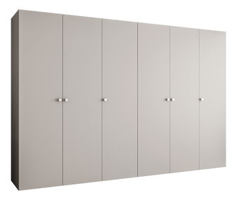 Ormar za garderobu 300 cm Parna 1 (kašmir + srebrna)