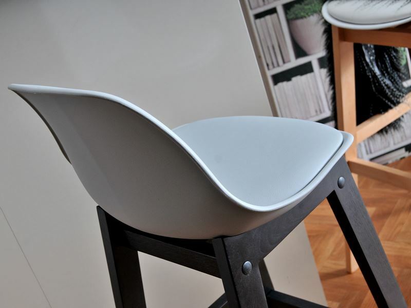 Scaun Evan (gri + negru)