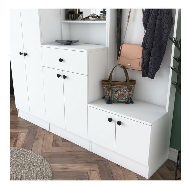 Előszoba fal Maui M2 (fehér)