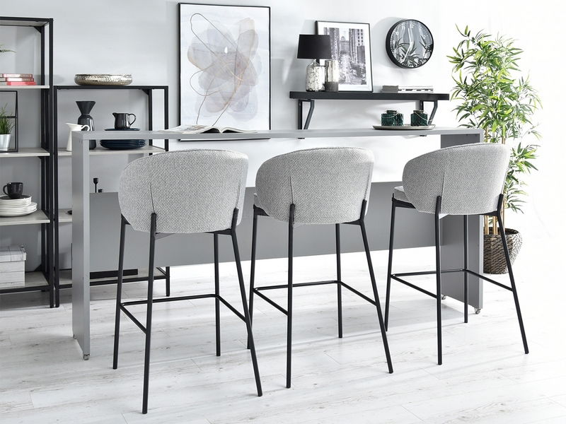 Scaun Farah (gri + auriu)