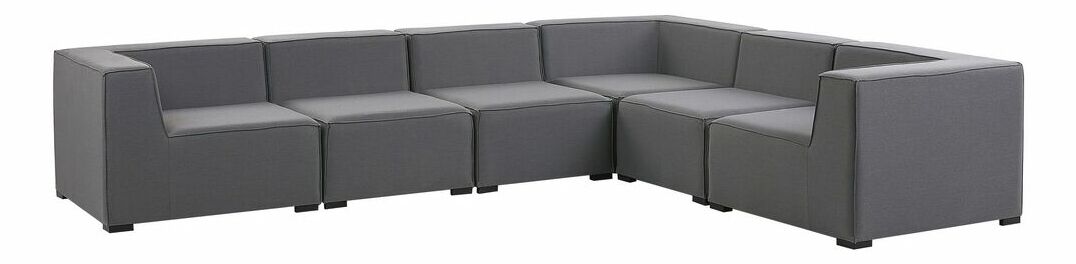 Záhradná sedacia súprava ARRIVE (sivá) (pre 7 osôb)