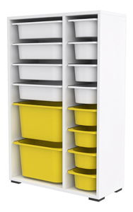 Organizator za igračke Dremonka 7 (bijela + žuta)