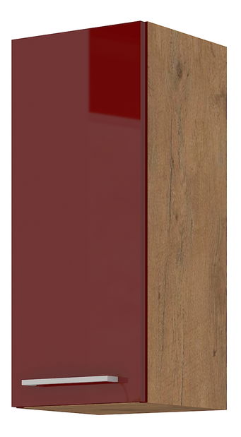 Dulap superior de bucătărie Virion 30 G 72 1F (stejar lancelot + bordo)