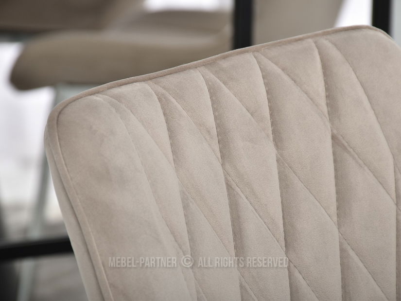 Stolička Aron (béžová + zlatá)